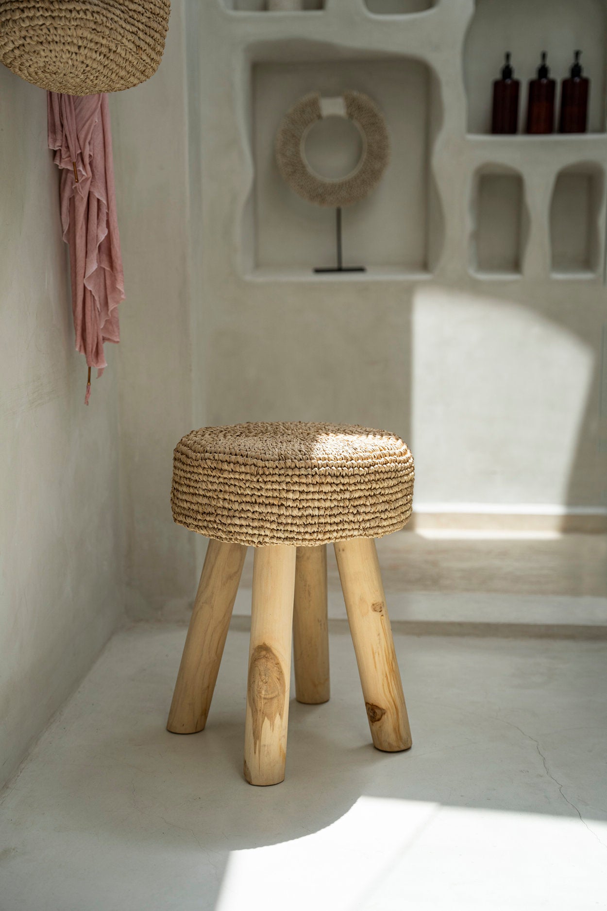 De Raffia Kruk - Natuurlijk - Afbeelding 3