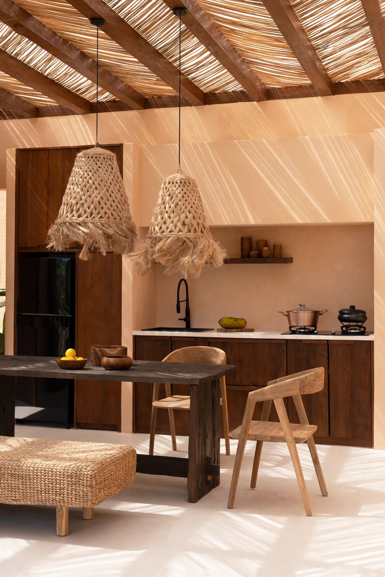 De Abaca Kwallen Hanger - Natuurlijk - S - Afbeelding 3