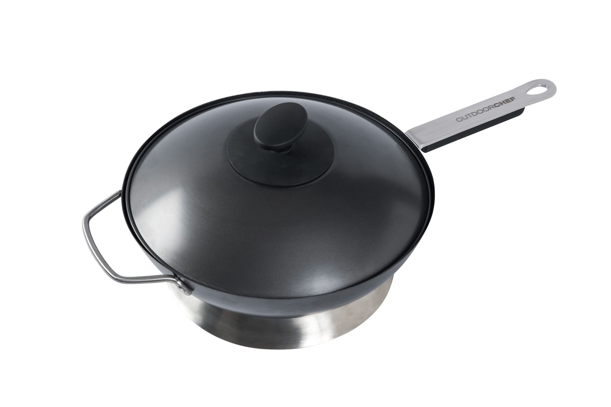 BBQ Accessoire Wokpan inclusief Deksel - Afbeelding 3