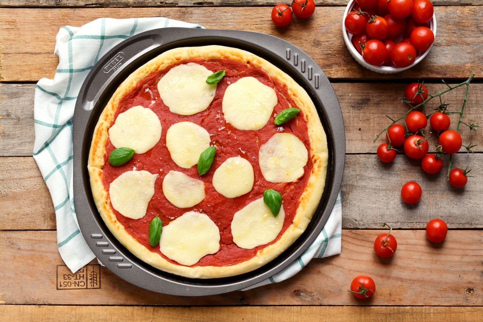 Asymmetrische Pizzaplaat 32 cm - Afbeelding 4