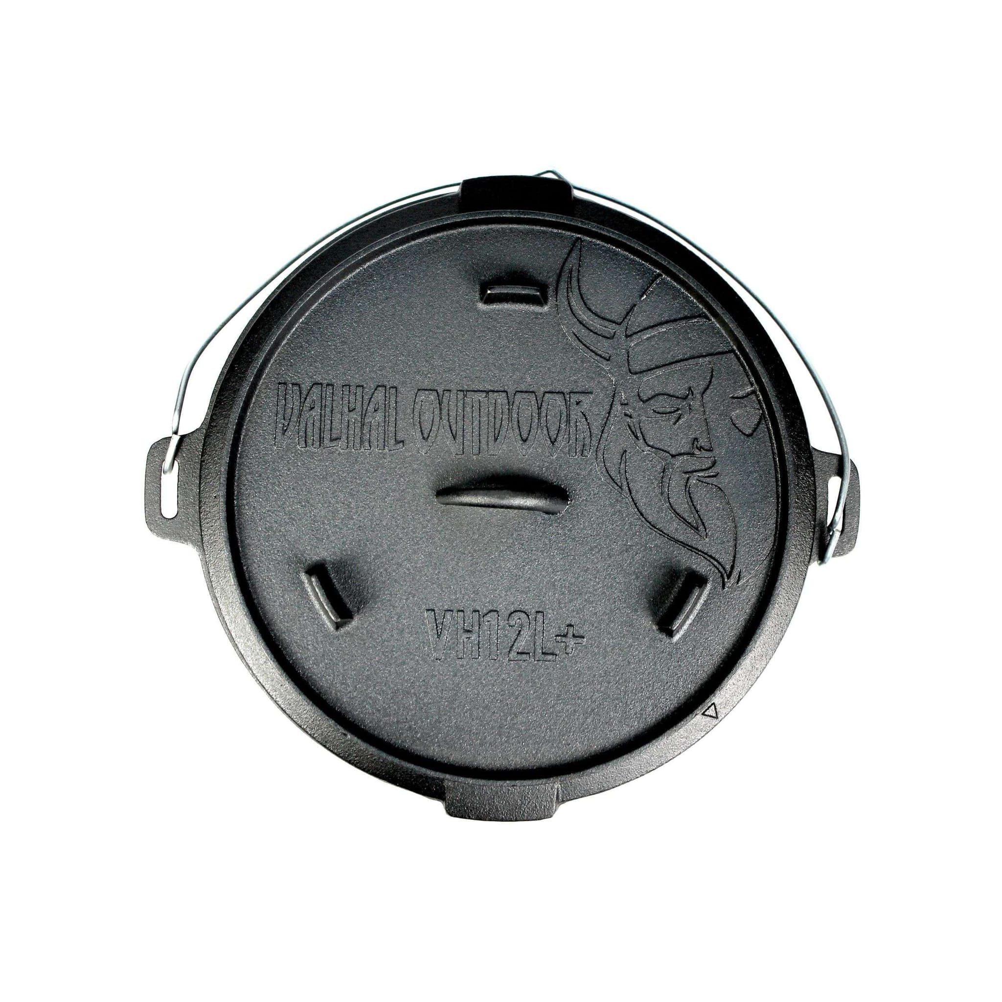 Dutch Oven Gietijzer met Pootjes Outdoor 12 Liter - Afbeelding 3