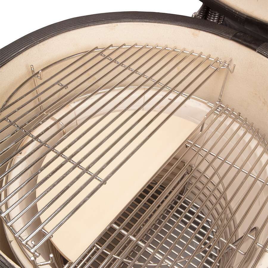BBQ Kamado 19 Inch Groot met Onderstel en Zijtafels Pro Set - Afbeelding 4