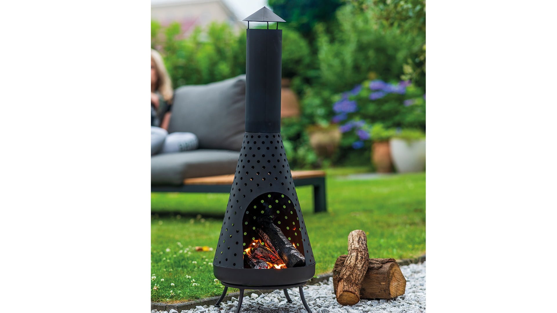 Napa Fire Pit Zwart - Afbeelding 2