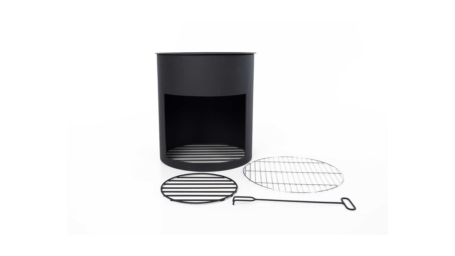 Milshire Fire Pit Zwart - Afbeelding 4