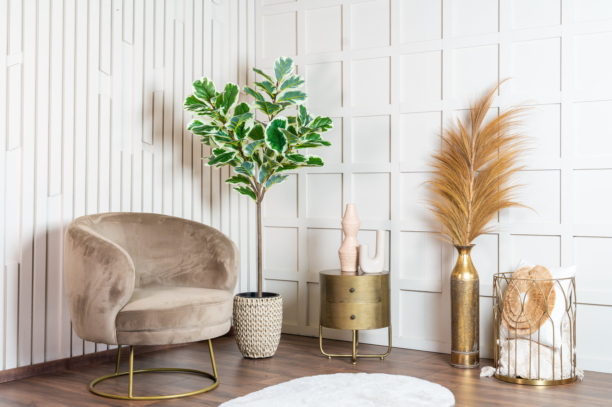 Kunstplant Ficus Lyrata Deluxe 160cm - Afbeelding 3