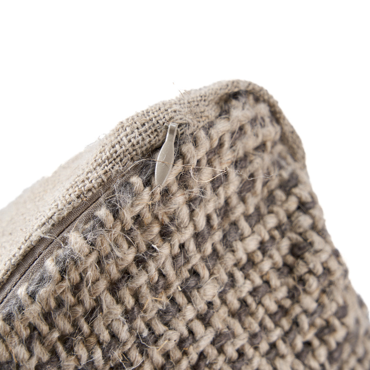 De Linen Grain Kussensloop - Naturel Zwart - Afbeelding 9