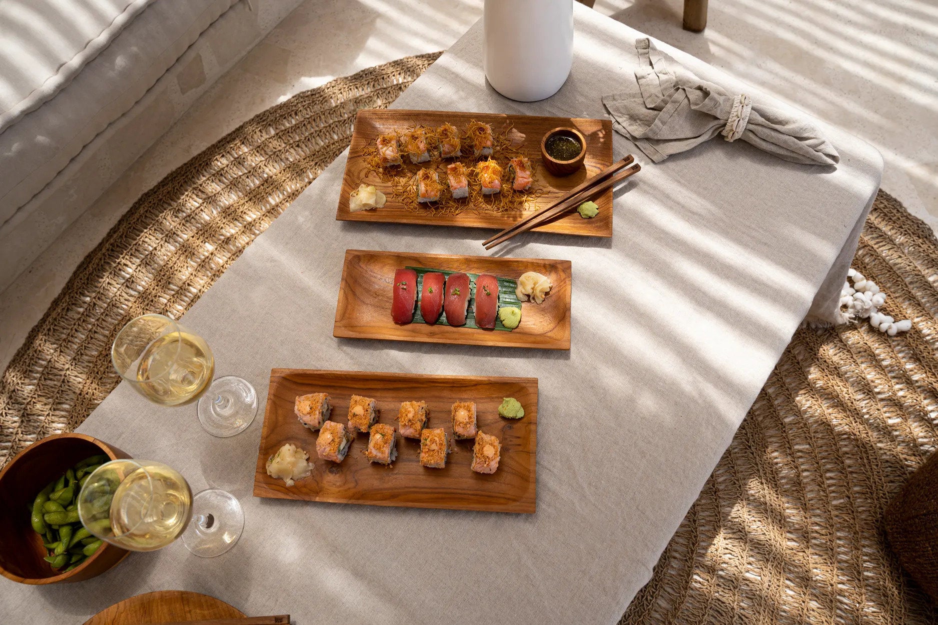 De Teakwortel Sushi Plaat - S - Afbeelding 5